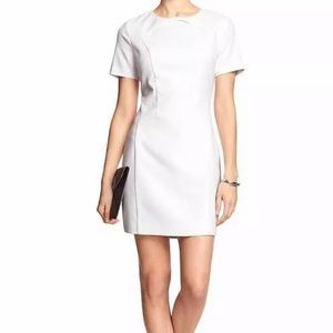🍋{Banana Republic} White Short Sleeve Dress